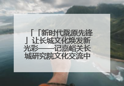「新时代陇原先锋」让长城文化焕发新光彩——记嘉峪关长城研究院文化交流中心干部张晓燕