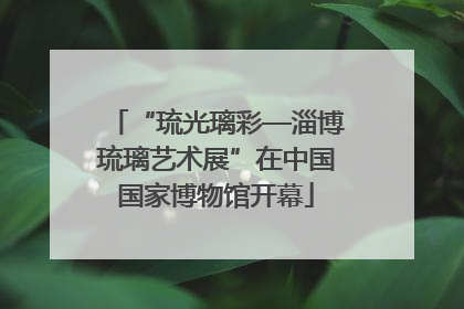 “琉光璃彩—淄博琉璃艺术展”在中国国家博物馆开幕