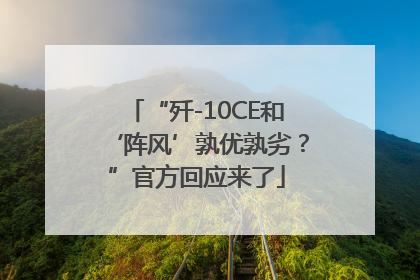 “歼-10CE和‘阵风’孰优孰劣？”官方回应来了