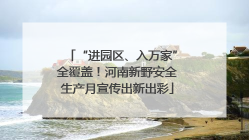 “进园区、入万家”全覆盖！河南新野安全生产月宣传出新出彩