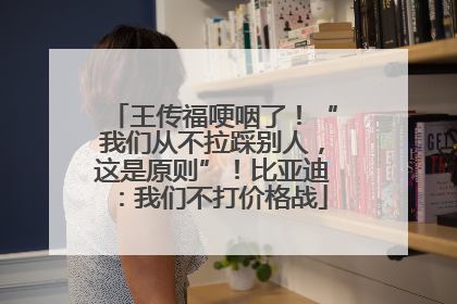 王传福哽咽了！“我们从不拉踩别人，这是原则”！比亚迪：我们不打价格战
