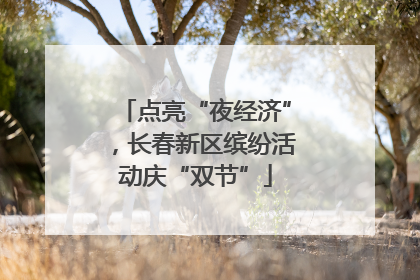 点亮“夜经济”，长春新区缤纷活动庆“双节”