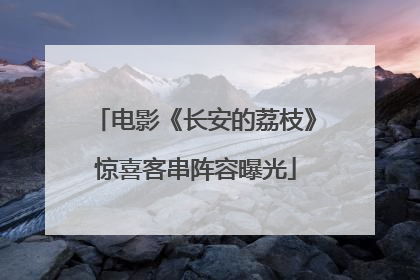 电影《长安的荔枝》惊喜客串阵容曝光