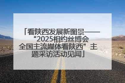 看陕西发展新图景——“2025相约丝博会 全国主流媒体看陕西”主题采访活动见闻