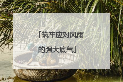 筑牢应对风雨的强大底气
