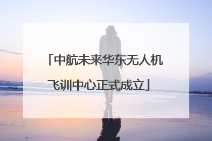 中航未来华东无人机飞训中心正式成立