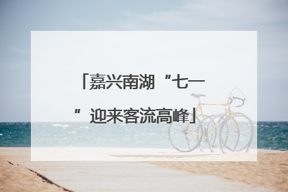 嘉兴南湖“七一”迎来客流高峰