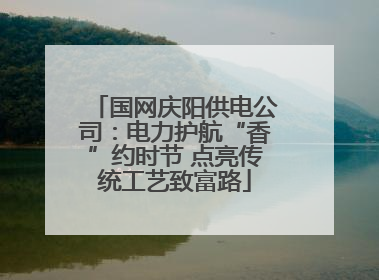 国网庆阳供电公司：电力护航“香”约时节 点亮传统工艺致富路
