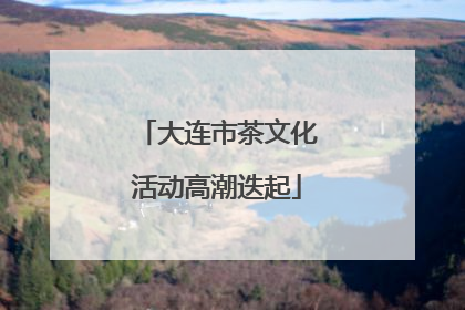 大连市茶文化活动高潮迭起