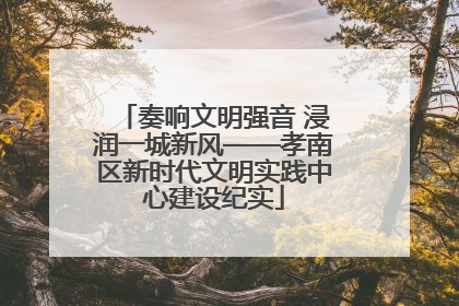 奏响文明强音 浸润一城新风——孝南区新时代文明实践中心建设纪实
