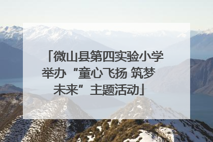 微山县第四实验小学举办“童心飞扬 筑梦未来”主题活动