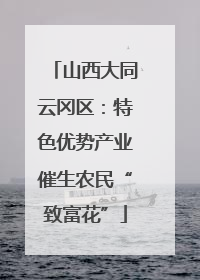 山西大同云冈区：特色优势产业催生农民“致富花”