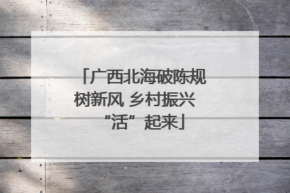 广西北海破陈规树新风 乡村振兴“活”起来