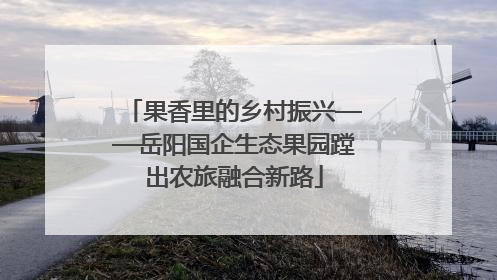 果香里的乡村振兴——岳阳国企生态果园蹚出农旅融合新路