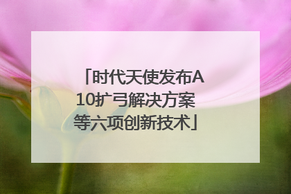 时代天使发布A10扩弓解决方案等六项创新技术