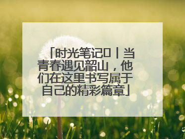 时光笔记⑪丨当青春遇见韶山，他们在这里书写属于自己的精彩篇章