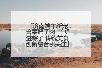济南端午新宠：鲁菜把子肉“包”进粽子 传统美食创新融合引关注