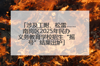 涉及工附、松雷……南岗区2025年民办义务教育学校招生“摇号”结果出炉