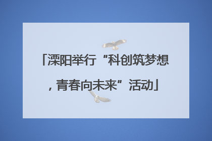 溧阳举行“科创筑梦想，青春向未来”活动