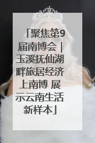 聚焦第9届南博会｜玉溪抚仙湖畔旅居经济上南博 展示云南生活新样本