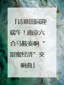 诗意田园迎端午！南京六合马鞍奏响“甜蜜经济”交响曲