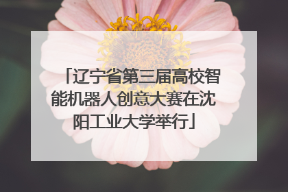 辽宁省第三届高校智能机器人创意大赛在沈阳工业大学举行