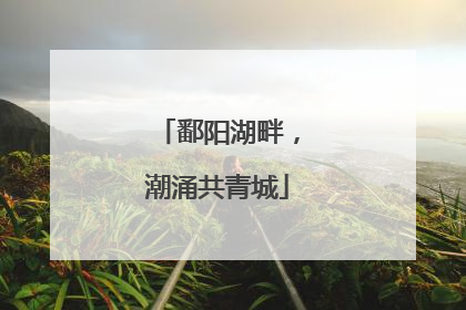 鄱阳湖畔，潮涌共青城