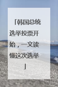 韩国总统选举投票开始，一文读懂这次选举