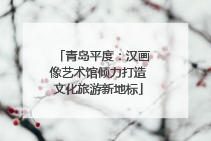 青岛平度：汉画像艺术馆倾力打造文化旅游新地标