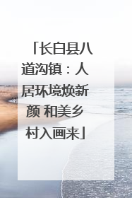 长白县八道沟镇：人居环境焕新颜 和美乡村入画来