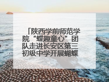 陕西学前师范学院“蝶趣童心”团队走进长安区第三初级中学开展蝴蝶科普活动