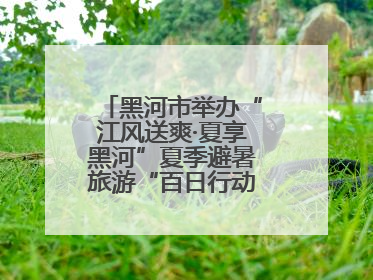 黑河市举办“江风送爽·夏享黑河”夏季避暑旅游“百日行动”新闻发布会