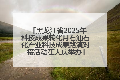 黑龙江省2025年科技成果转化月石油石化产业科技成果路演对接活动在大庆举办