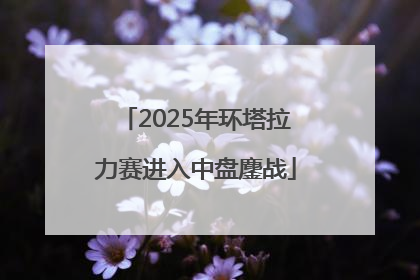 2025年环塔拉力赛进入中盘鏖战