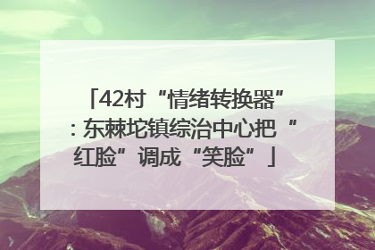 42村“情绪转换器”：东棘坨镇综治中心把“红脸”调成“笑脸”