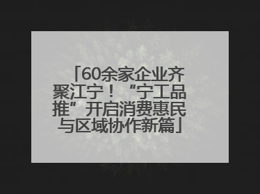 60余家企业齐聚江宁！“宁工品推”开启消费惠民与区域协作新篇
